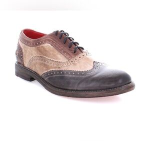 NWT! Bed Stu Lita Cobbler Series Brogue Oxford in Distressed Starry Night Rustic
